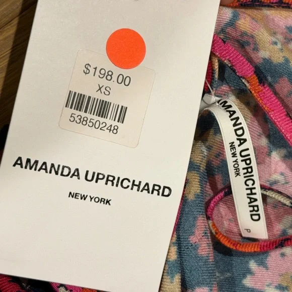 Amanda Uprichard Janet Floral Asymmetrical Dress NWT - Picture 6 of 6